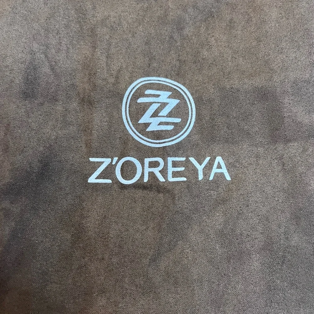 Z’OREYA Brown Drawstring Dust Bag Soft Makeup Brushes Small 7” x 10”